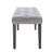 Heng Ming Upholstered Tufted Bench Ottoman , Velvet Dining Bench Bedroom Bench  Footrest Stool Accent Bench For Entryway Dining Room Living Room, Light Gray-220062949