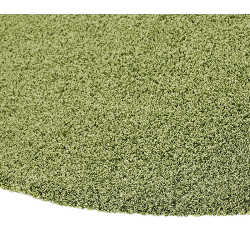 Avett Solid Colour Area Rug, Round 133cm