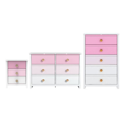 Kearny Contemporary 3 Pieces Bedroom Set