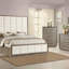 Table de chevet 2 tiroirs Taupe