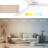 Bali Smart 5-Blade 52in Ceiling Fan 2700K-6000K CCT Selectable LED Light Kit with Remote Control and Hardware with Reversible Blades in Weathered Wood or Works With iOS or Android App-113057330-113057332
