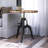 Caihe Iron Top End Table