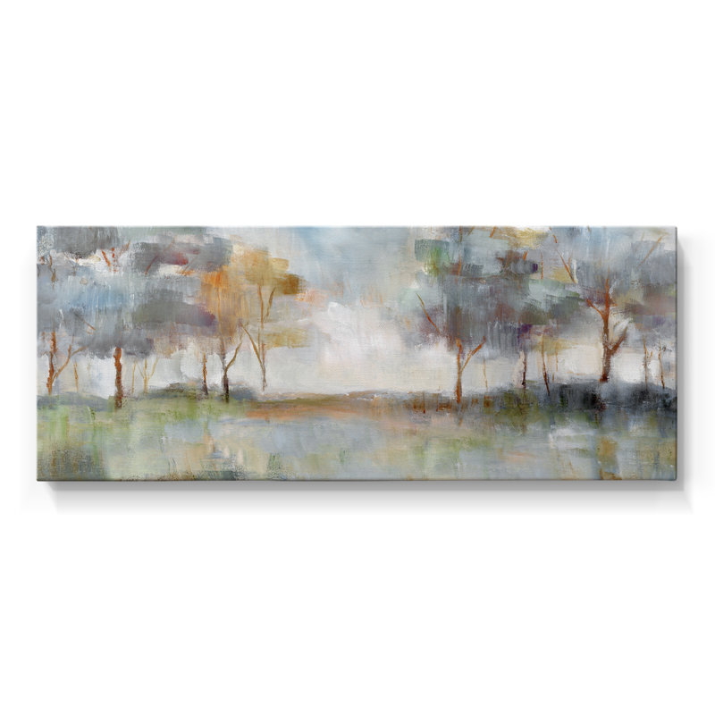 A Walk In The Meadow - Toile tendue avec châssis - Prêt à accrocher, H 12 po x l 30 po