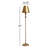  Antique Gold Table Lamp with Metal Shade – 40" Tall Lighting