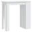 Bar Table Kitchen Pub Bistro Table with Storage Rack Engineered Wood-141773494