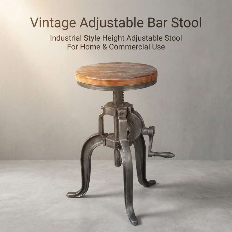 Tabouret de bar American Antique Vintage Industrial