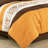 Maple Geometric Embroidered Pleated Stripe Comforter Set-109895106