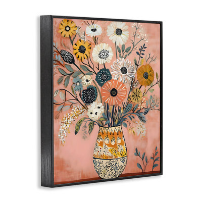 Vase bohème à motif boho encadré, estampe de Creative Studio