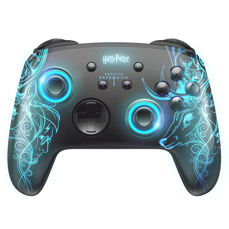Freaks and Geeks Harry Potter RGB Wireless Controller for Switch - Patronus Black