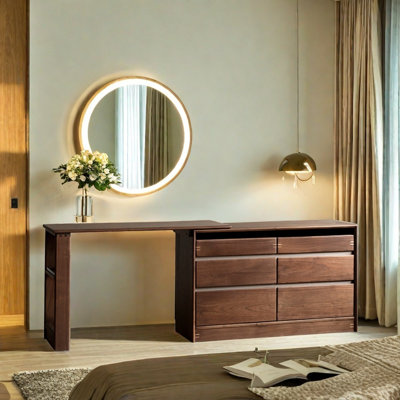 Commode rétractable de style rétro