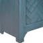 Armoire d'appoint 40 po avec attrait rétro, 1 tablette réglable, construction solide, fini bleu antique-1050299748