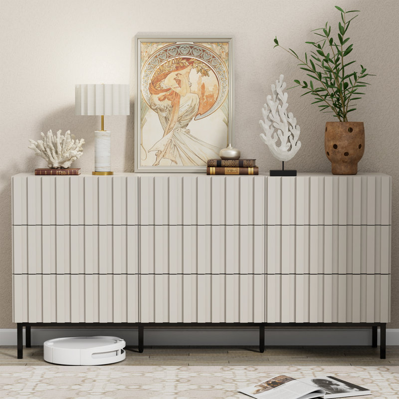 Commode double 9 tiroirs l 59,1 po, null