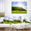 Coussin lombaire à imprimé paysage