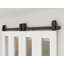 Portes de grange pliantes blanches en verre givré double 3-Lite avec trousse de quincaillerie et poignée, 48 po X 84 po | Idée de cadeau