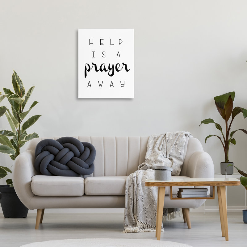 «A Prayer Away Sentiment» par Ashley Calhoun, H 30 po x l 24 po