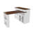 Kitchen Island With Extendable & Rotating Table (Not Include Stools)