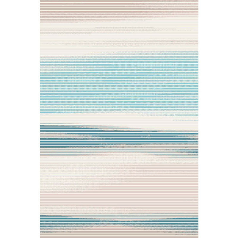 Tapis en coton de qualité supérieure, 2,6 x 3,9 pi, crème et bleu | 100% coton, 1200 g / m², hauteur des poils de 0,4 po, dessous en PVC antidérapant | Antibactérien, lavable à la machine, parfait pour le décor du salon et de la chambre à coucher