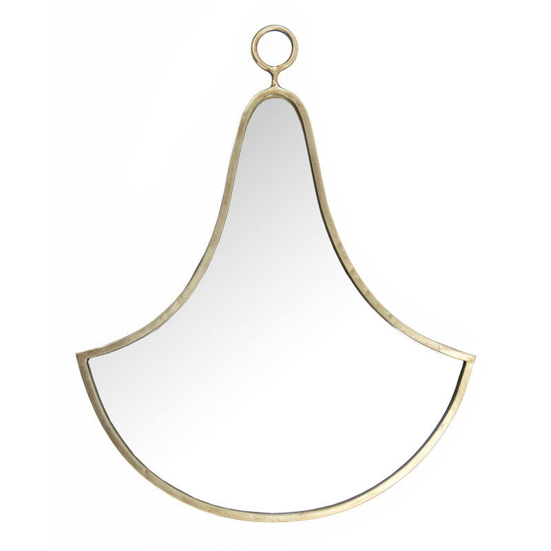 Clochette Flat Metal Beveled Wall Mirror