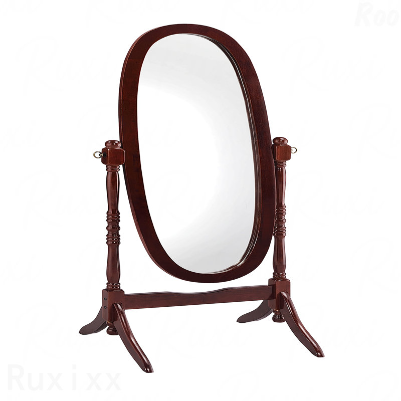 Miroir d'appoint 59,25 po, 59,25 po x 23 po, Noyer