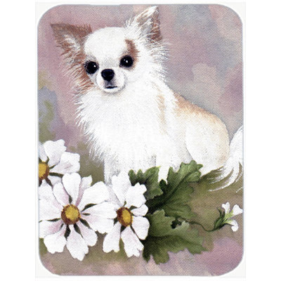Planche à découper en verre de Chihuahua Winston porter