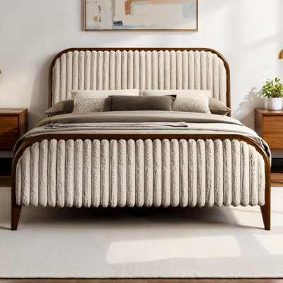 Lit plateforme tapissier Cossette Daphne