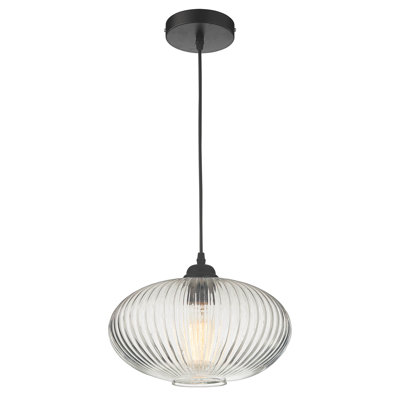 1 - Light Matte Black Single Pendant