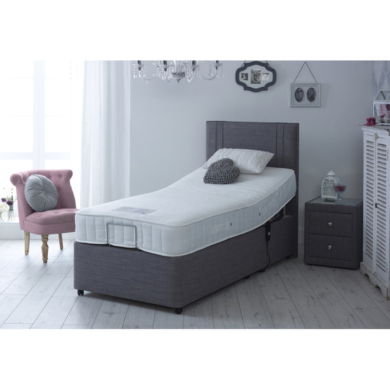 Nusaiba Adjustable Bed with Mattresses, Single (3')