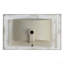 29.9"D x 18.3"W x 6.7"H. 30 Inch Ceramic Vanity Top, Glossy White(Only Basin)