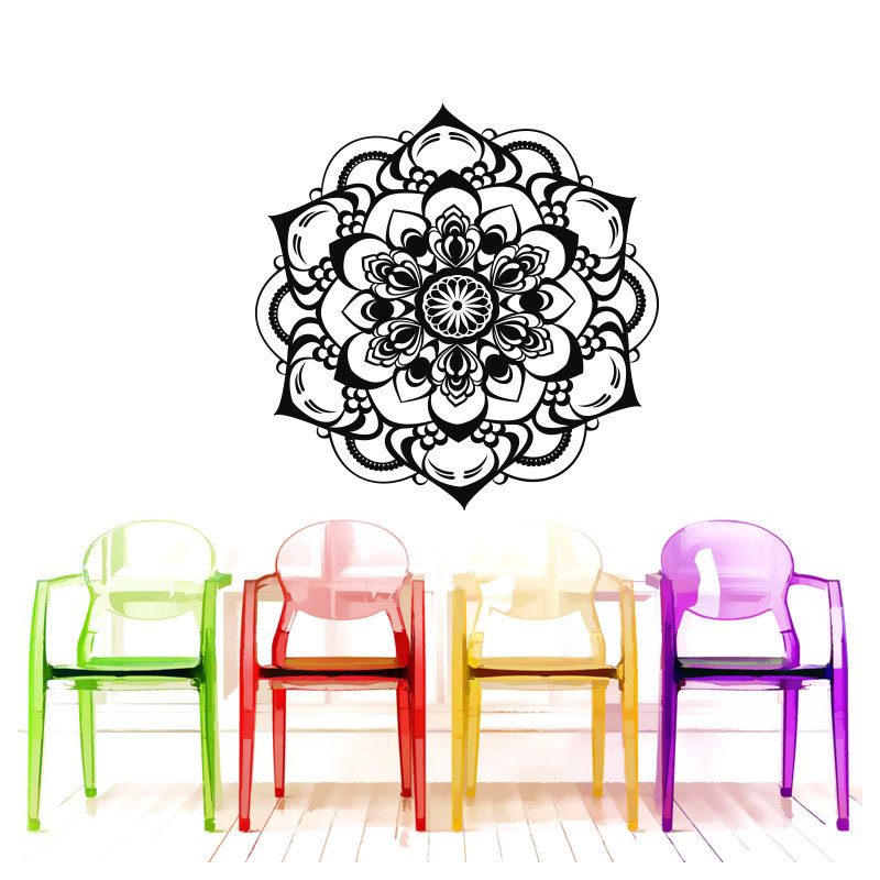 Religious & Spiritual Non-Wall Damaging Wall Decal, Black