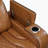 Keller 37" Modern & Contemporary Top Grain Leather Match Power Reclining Chair with Heat & Air Massage, Power Adjustable Headrest & LED Lighting & Storage Arms-1264997375