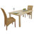 Franco vidaXL Dining Chair Woven Dining Room Kitchen Furniture Brown Natural Rattan-1447123893-1391134369