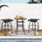 Freddrick Iron Outdoor Stool-591111175