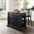 Diamondback Solid Wood Top Kitchen Island Set-784979230