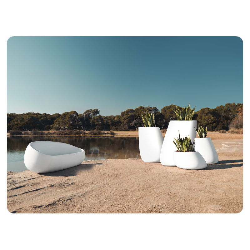 Plastic Pot Planter, 47.25" H x 33" W x 41.25" D