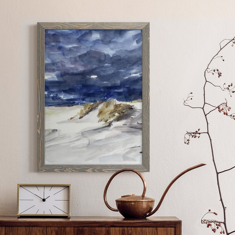 «Stormy Front I», reproduction d'art sur toile, Encadré gris, H 28 po x l 38 po x P 1 po