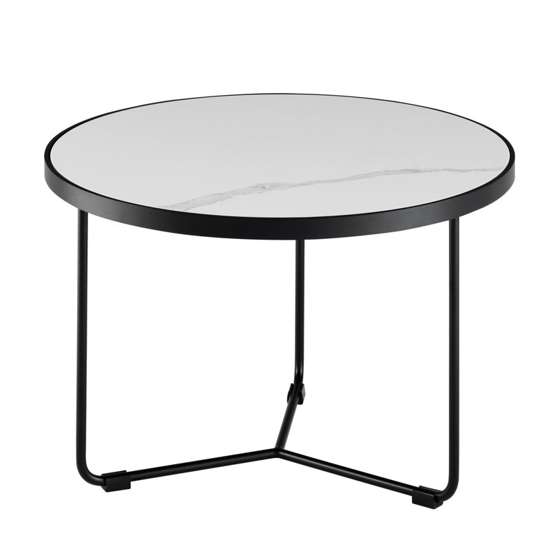 Coffee Table, White, 17" H x 26" L x 26" W