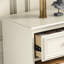 Armoire d'appoint en bois manufacturé blanc