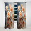 Eliya Harmonious Rose Bouquet II - Rideau moderne - Velours obscurcissant - 1 panneau-2107201683