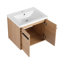 Ensemble de meuble-lavabo pour salle de bain avec lavabo à poser-1284578008