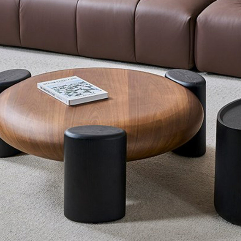 Retro Contrasting Color Design Coffee Table