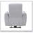 Eastre Gray Chenille Power Motion Recliner With USB And Type C Ports For Ultimate Comfort And Convenience