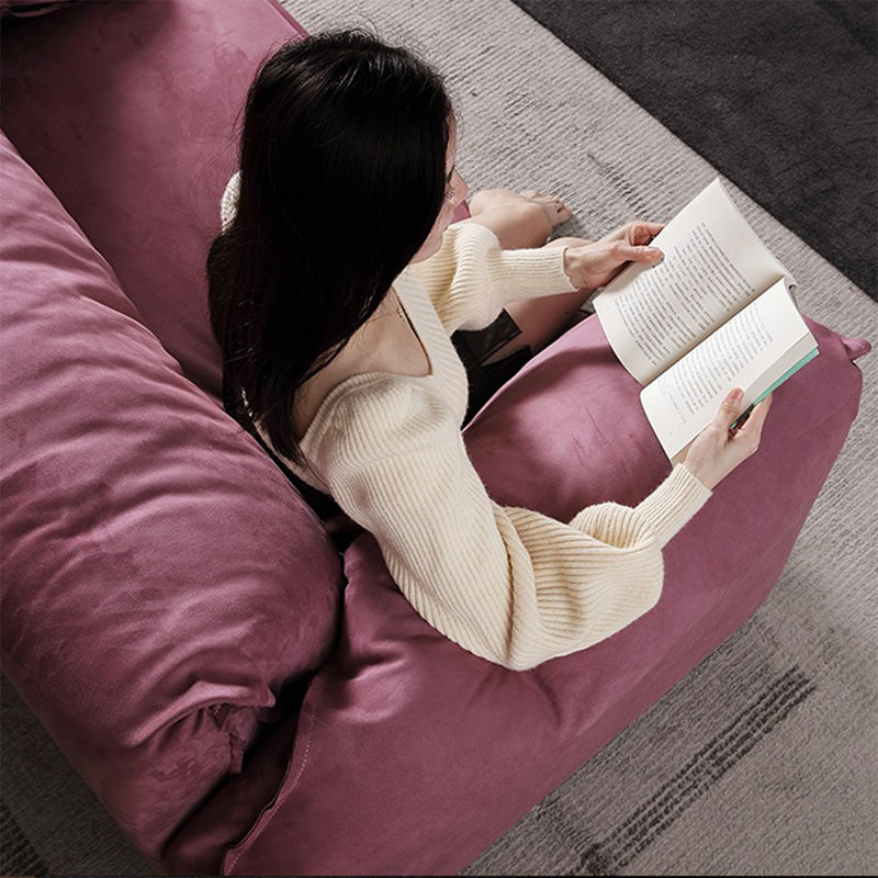 Coussin modulaire 100% polyester, White, 32.68" H x 102.36" W x 45.28" D
