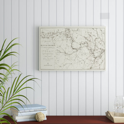 «River Thames I», impression sur toile