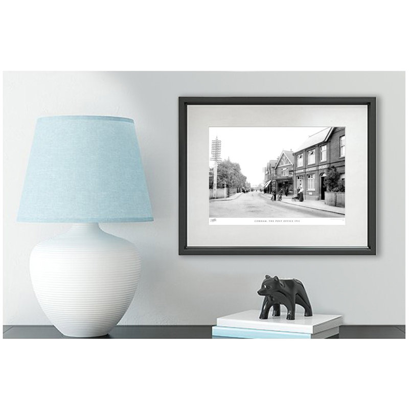 Cobham, The Post Office 1911 by Francis Frith - Single Picture Frame Print, 28cm H x 36cm W x 2.3cm D