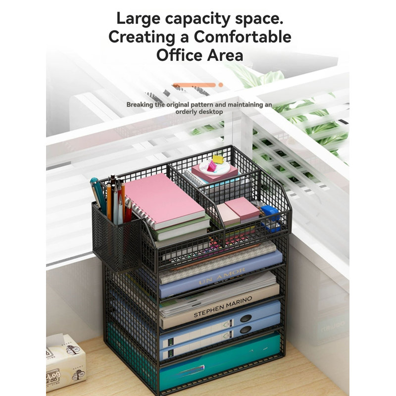 Raziela Metal Desk Organizer