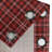 Red Barrel Studio® Plaid Grommet Curtain Decorative 2-Panel Window Drapes, 50", Scarlet Black White-784274205