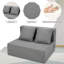 Canapé-lit pliant avec coussins, canapé-lit convertible, canapé de futon moderne-1282833686