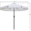 Amalfi With Piping Fabric Patio Umbrellas-460220239-460220237