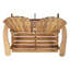 FAUTEUIL DOUBLE POUR ADRESSE EN BOIS DE Malibu