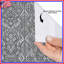 Rideaux de douche gris à motif ikat extra long-987192938